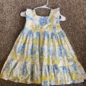 Eleanor Rose dress 7/8 yellow floral